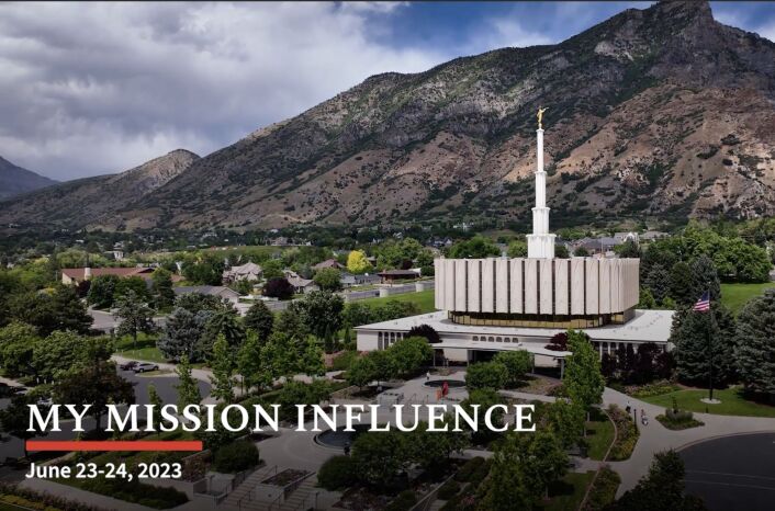 A video screenshot of the Provo Utah Temple.